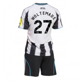 Newcastle United Nick Woltemade #27 Hemmakläder Barn 2025-26 Kortärmad (+ Korta byxor)